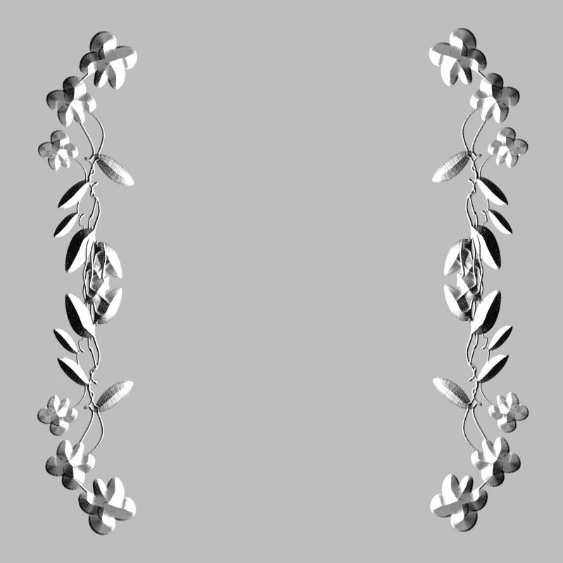silver line silver stroke grey