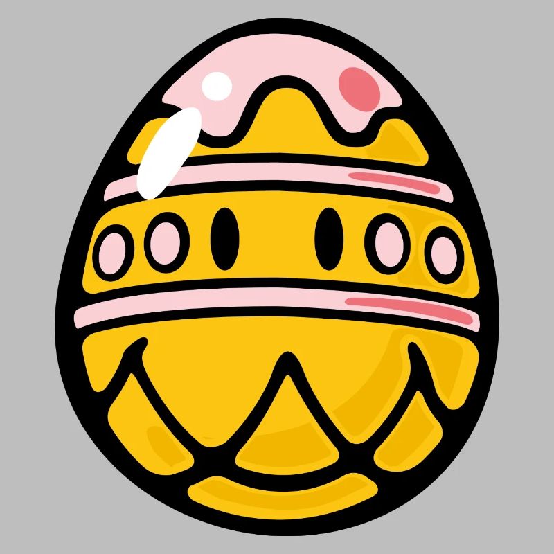 Smiley Easter Egg