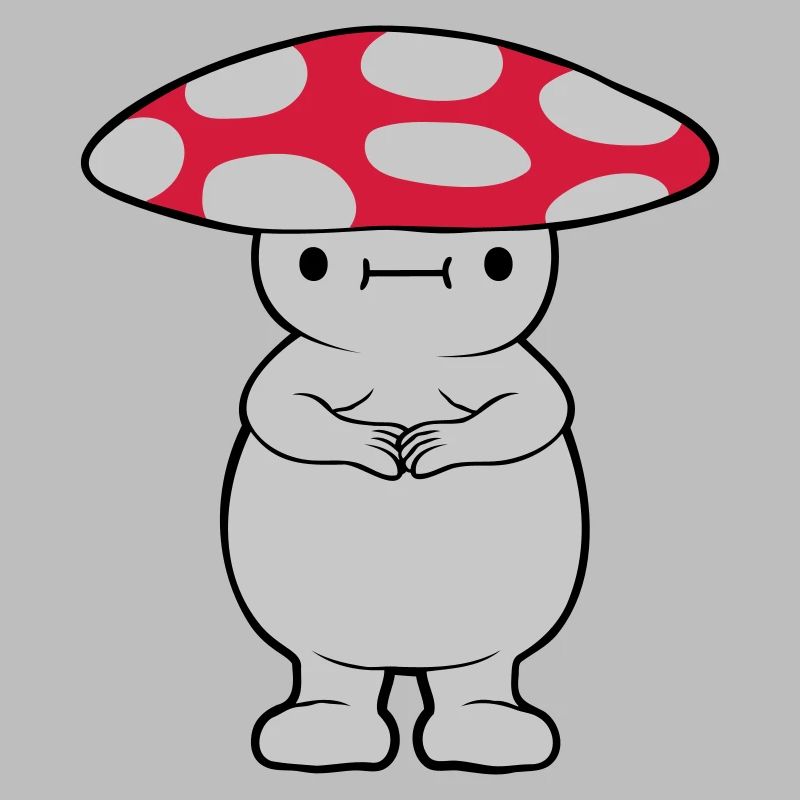 Dicker süßer Pilz