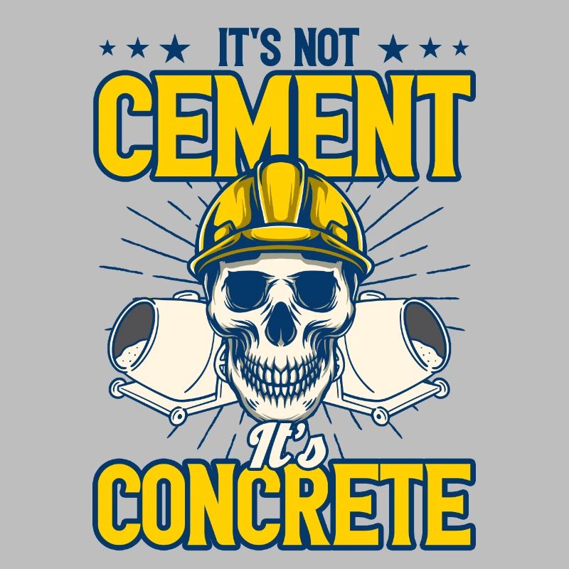 Construction workers Concrete builders Concrete mixer gift