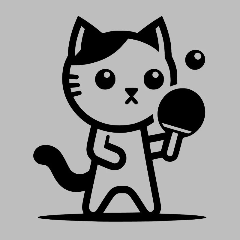 Chat de ping-pong