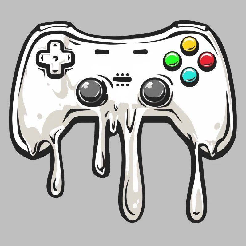 Schmelzendes Gamepad, Videospiel-Controller