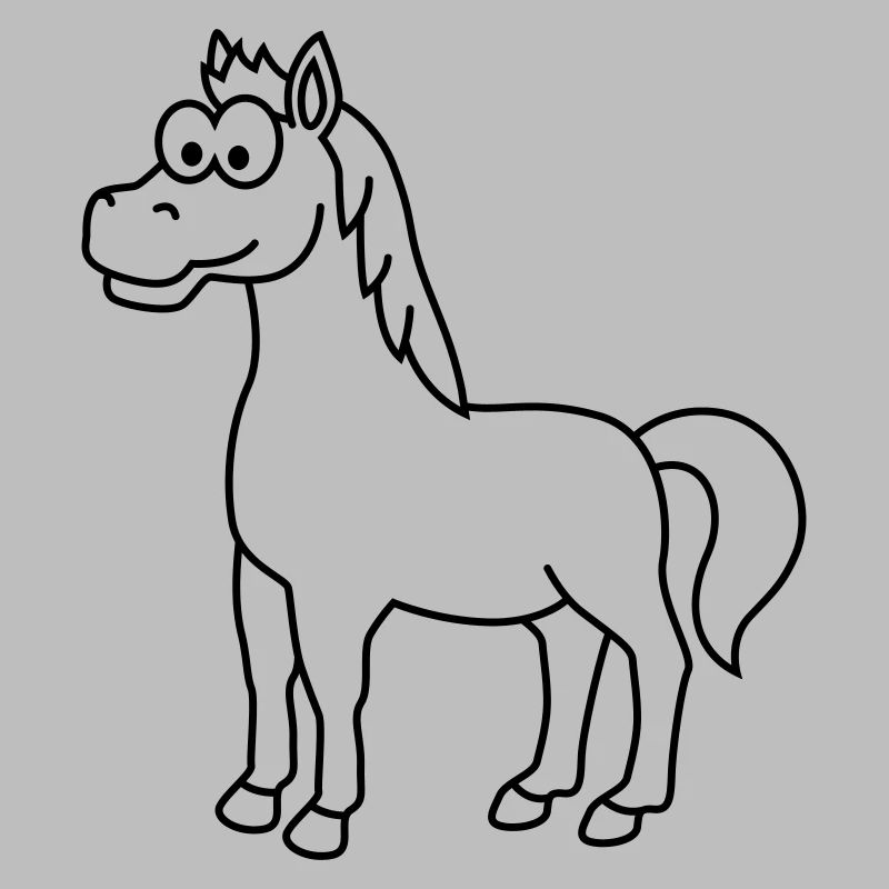 Pferd Comic Tier