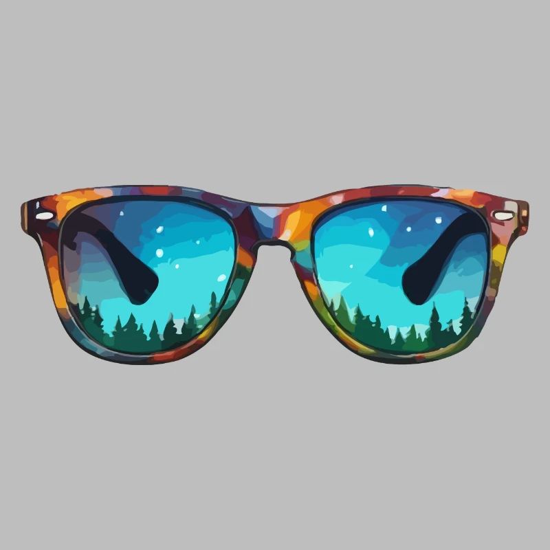 Lunettes de soleil / Reflection / Forest / Reflection