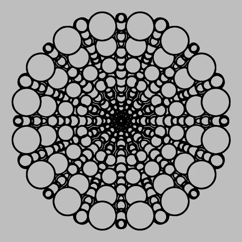 Geometric Mandala Circles Round Pattern Shape