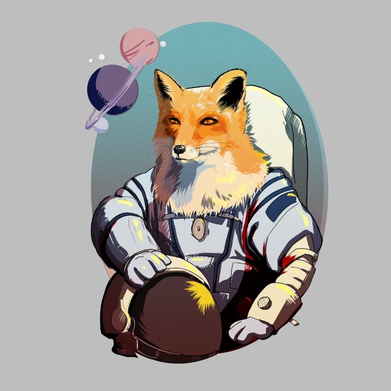 Fuchs Astronaut