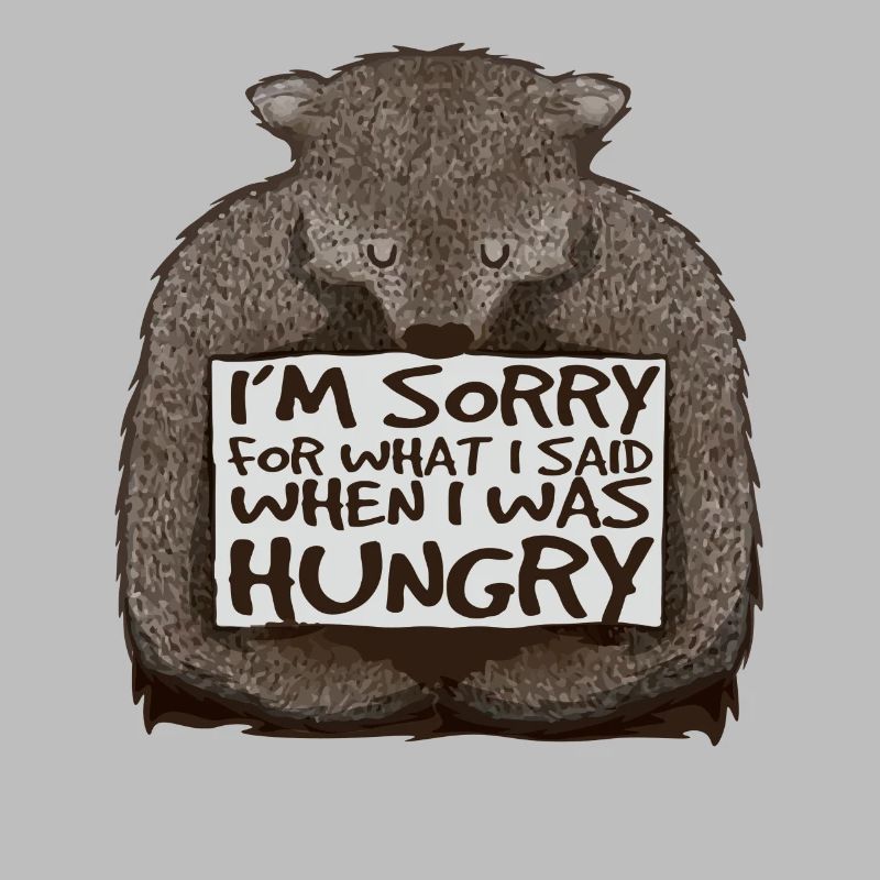 Désolé, j’avais faim.