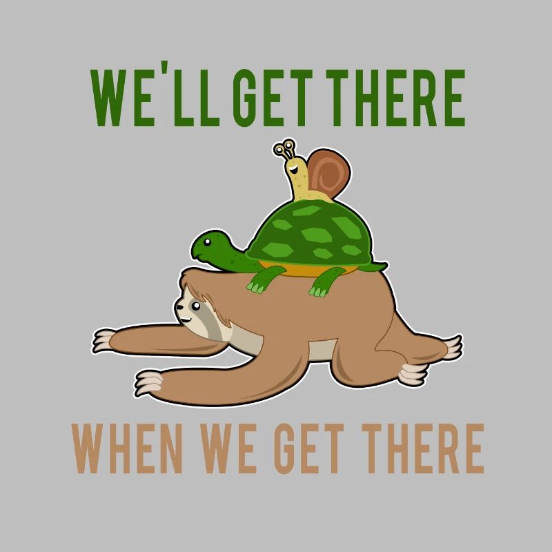 Sloth Running Team - "We'll get there"