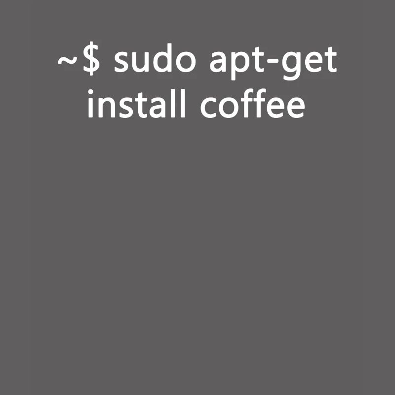 Sysadmin Linux sudo apt-get installer coffee