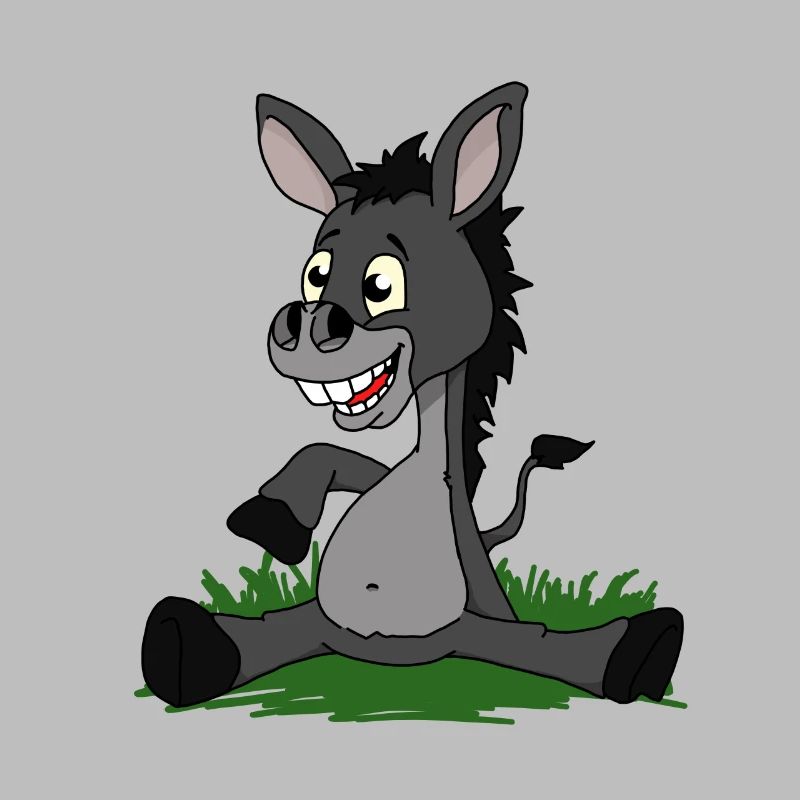 Lustiges Esel Baby oder Kind Tshirt Geschenk