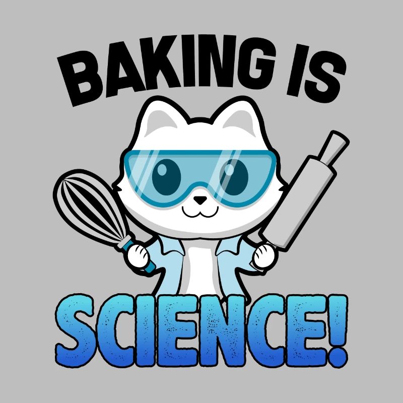 Funny Scientist Kitty Baker Baking is Science Gift