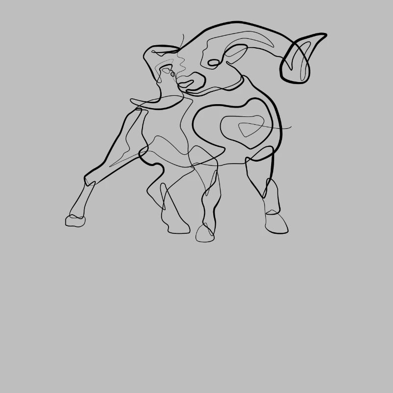 Aries - one line drawing
