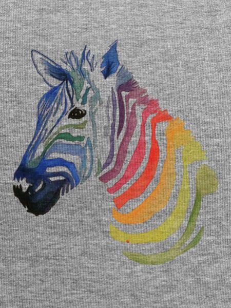 Buntes Zebra