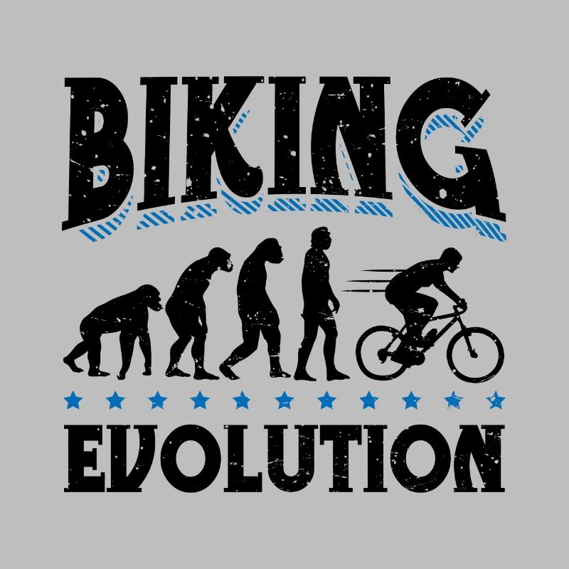 Evolution Biking Cycliste Cyclisme Cyclisme Vélo