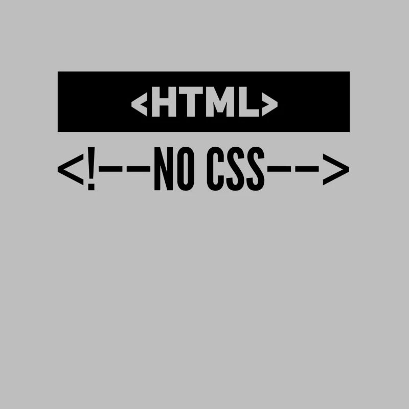 HTML Kein CSS