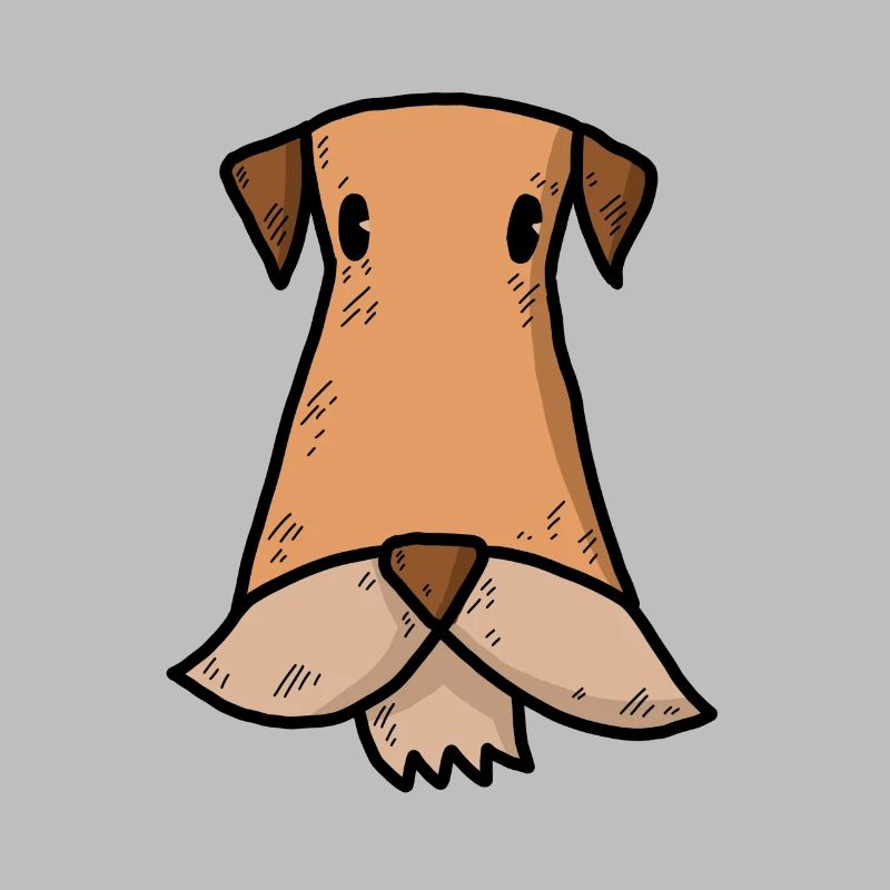 Bande dessinée d'Airedale Terrier