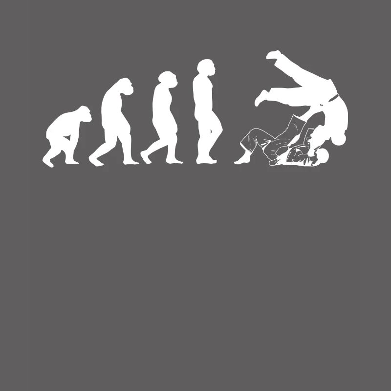 Judo Evolution cooles Judoka Retro Geschenk