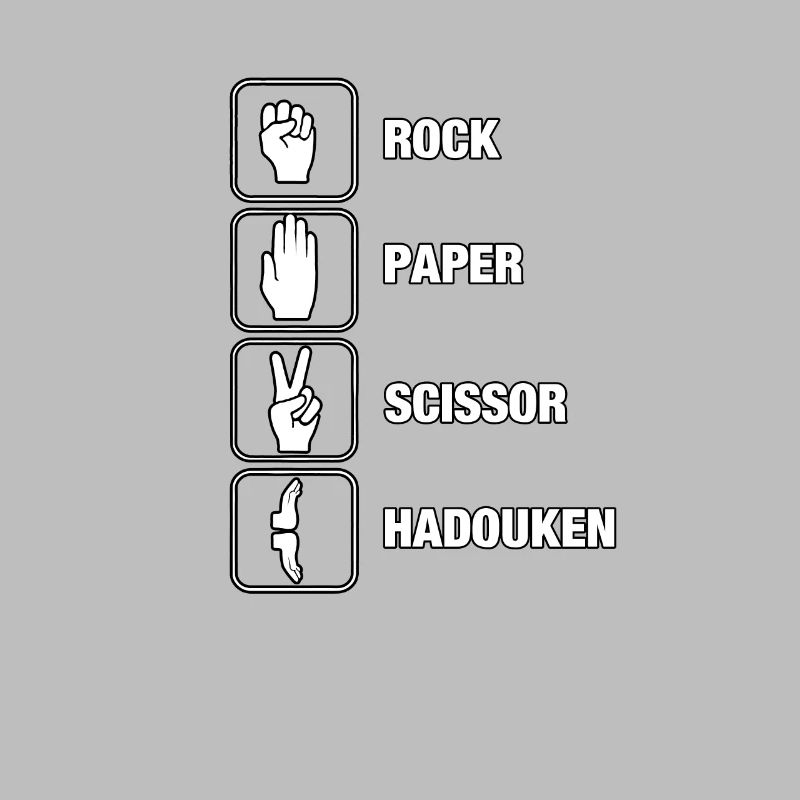 Hadouk de ciseaux de papier de roche