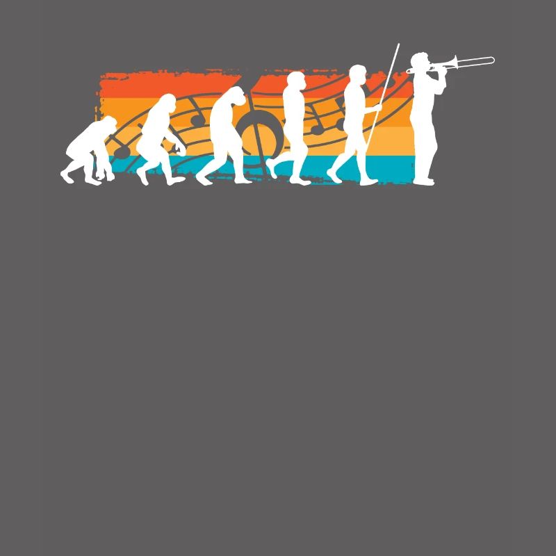 Evolution Posaune | Posaunist cooles Geschenk
