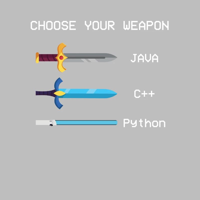 choisissez vos langages de programmation d'armes informatique