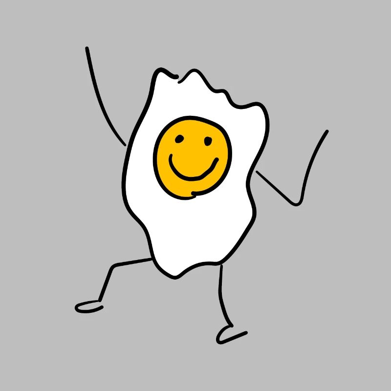 Egg Yellow Funny Gift Egg Yellow Eggs Fried Egg