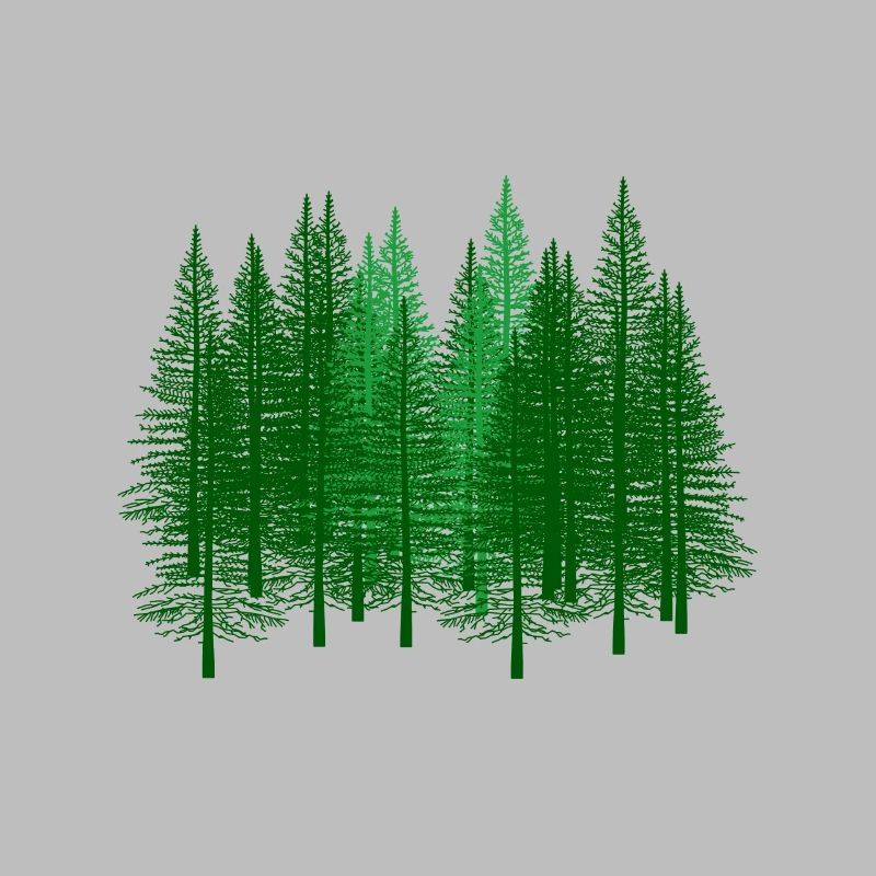 Forest Forests Forester Hunter Gift Idea Fir Tree