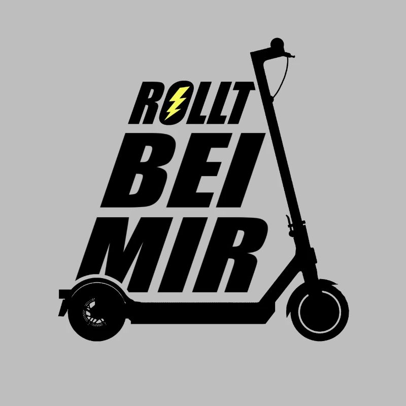 E-Scooter E-Roller Rollt bei mir