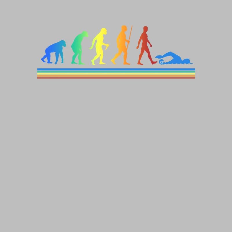 Schwimmer Evolution Freizeitsport Athleten