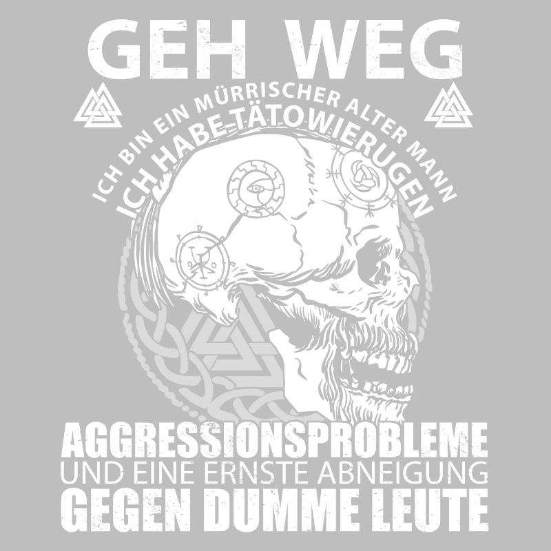 geh weg ich bin ein mürrischer alter Mann Geschenk