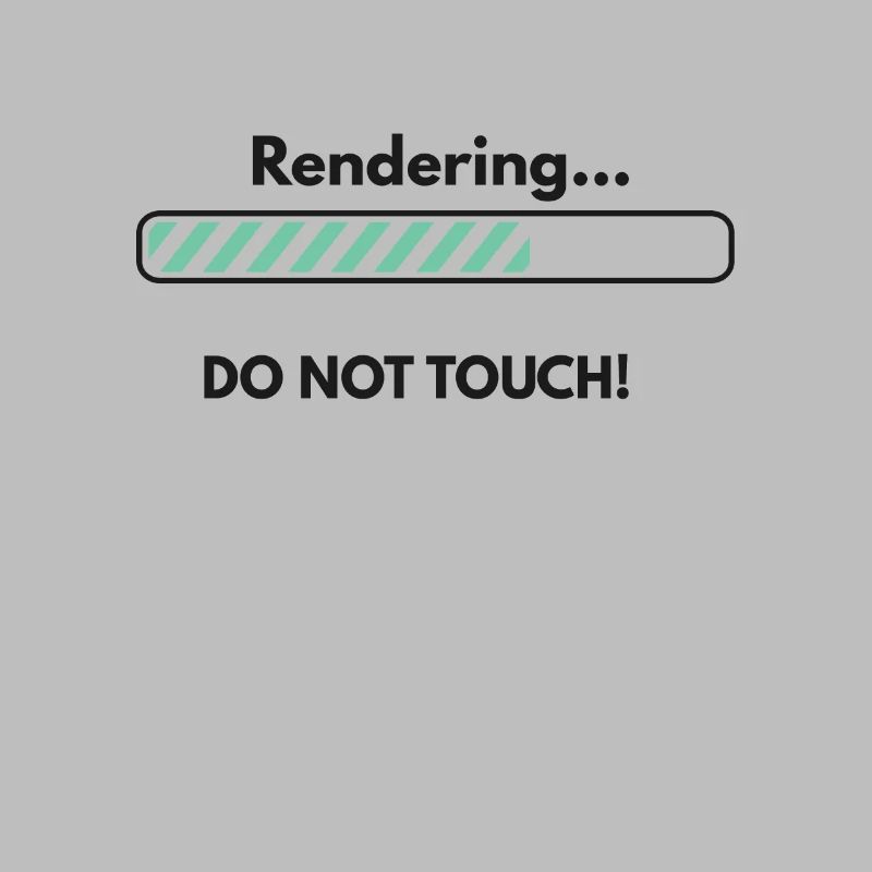 Funny Video Editing Rendering Do Not Touch Video