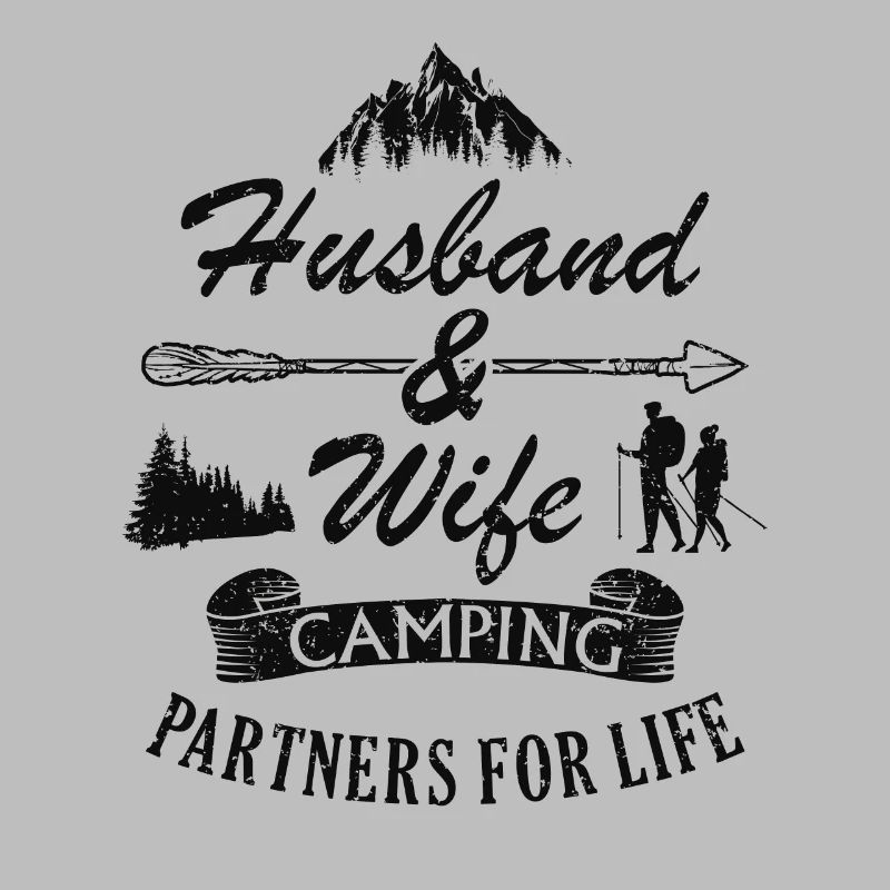 Ehemann und Ehefrau Camping Partner fürs Leben Lus
