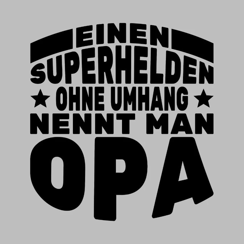 Opa Superheld Großvater Superhelden