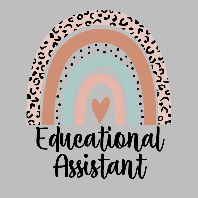 Educational Assistant Rainbow Leopard Teacher
