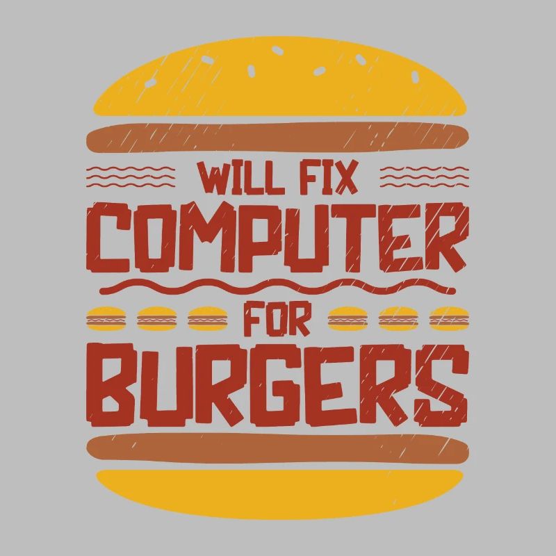 Réparera le support informatique du programmeur Burger