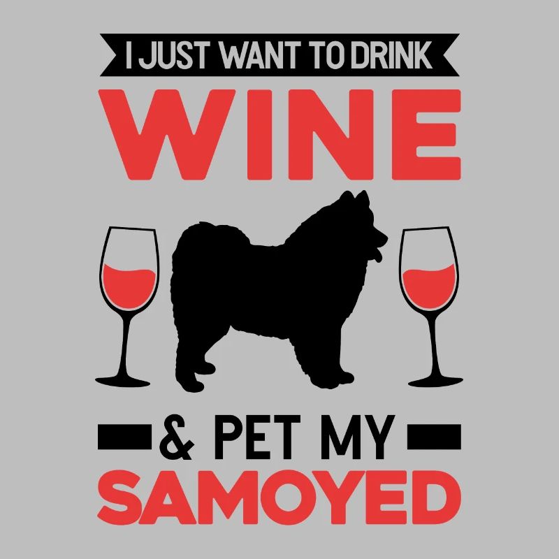 Samoyèdes et vin