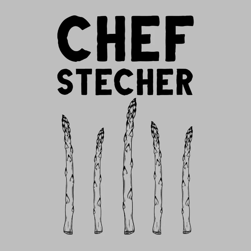 Chefstecher Spargelstecher Spargelernte Bauer