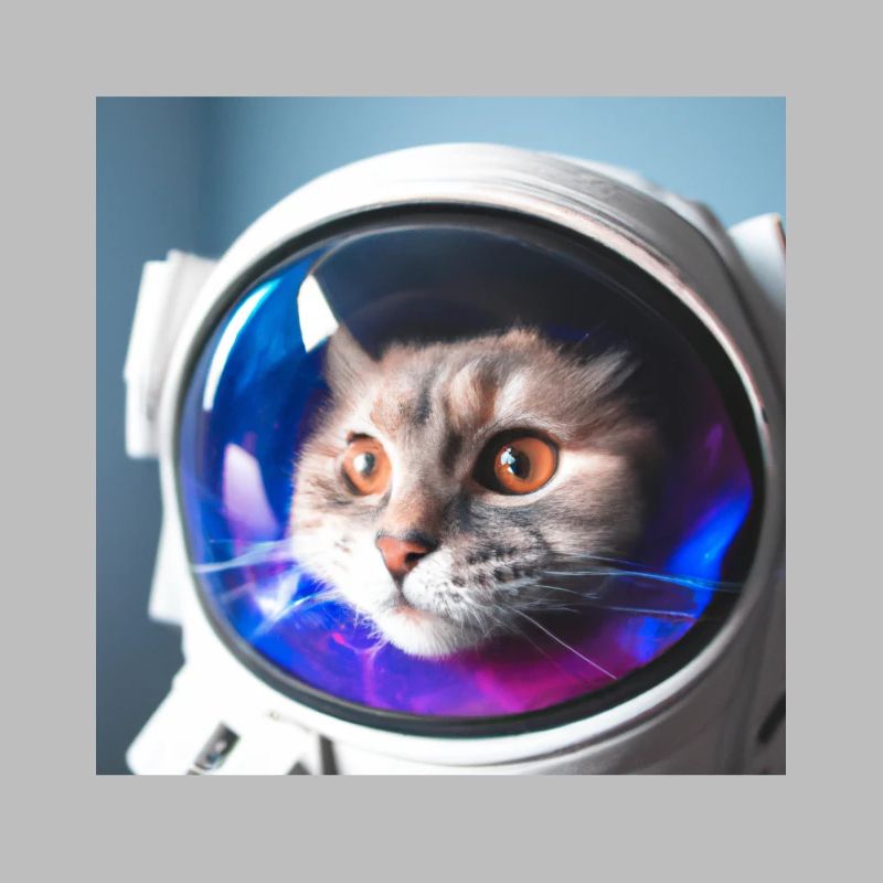 Chat dans l’espace