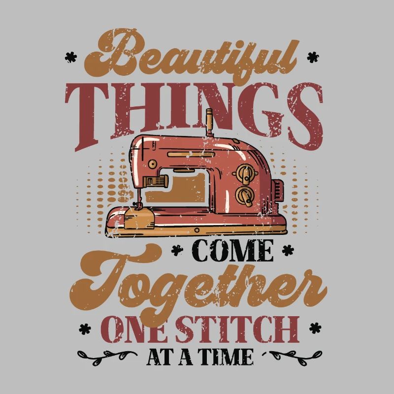 One stitch at a time, quilting, sewing.