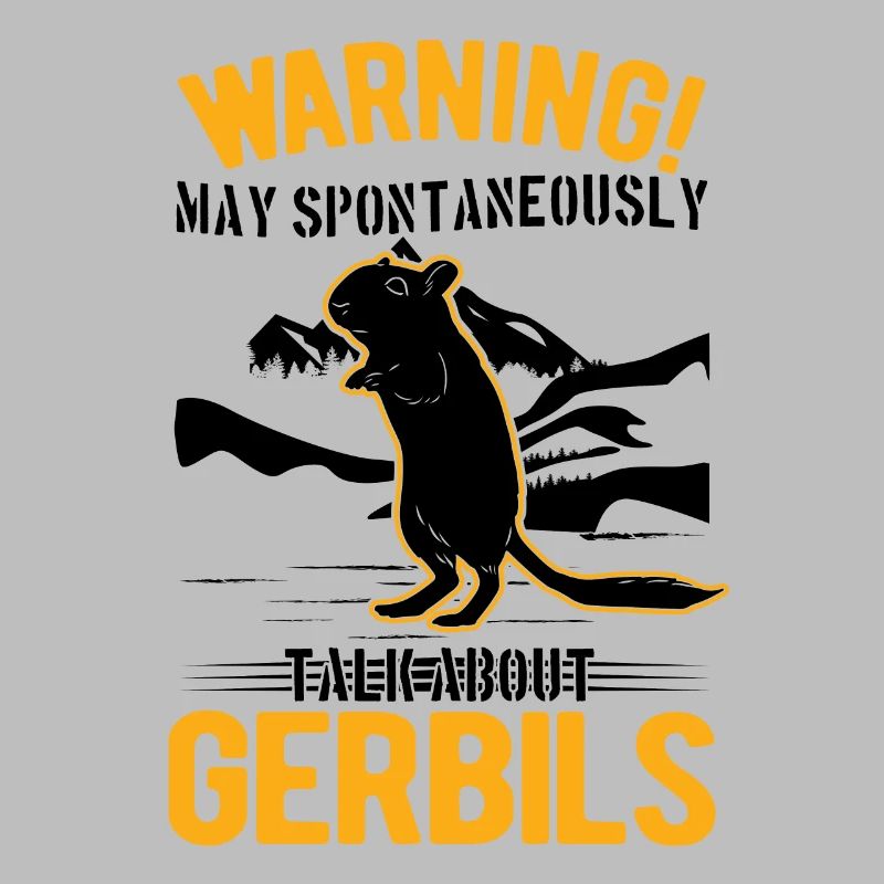 Avertissement Gerbille de course rat gerbille