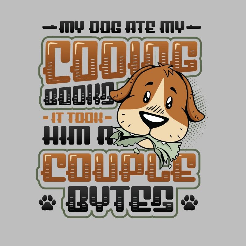 Hund Bytes Code Computer Witz Programmierung