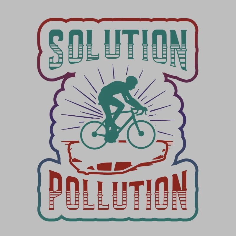 Polution Solution Environmental Protection Cycling.