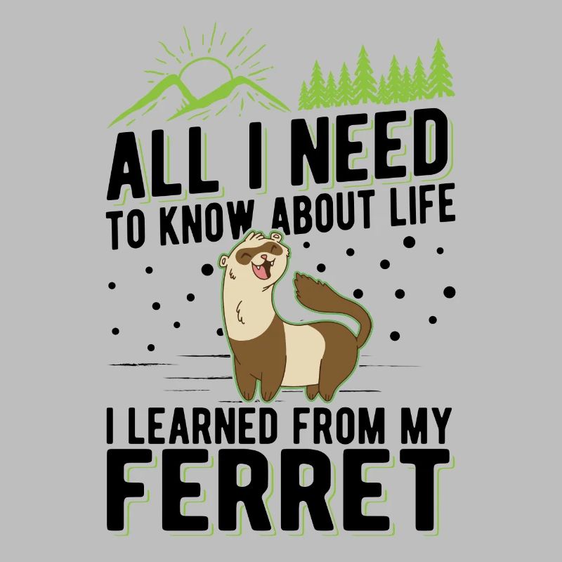 Frettchen Spruch Ferret