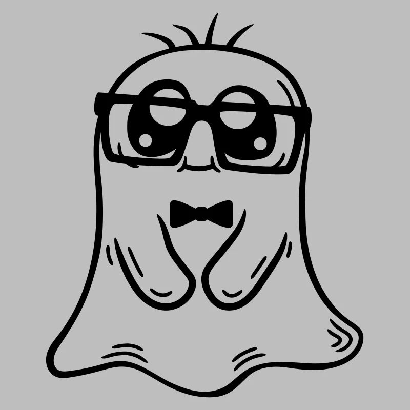 Friendly Nerd Ghost Comic