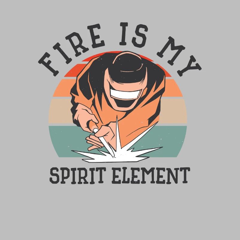 Welding Fire Spirit Element Metalworker Blacksmith