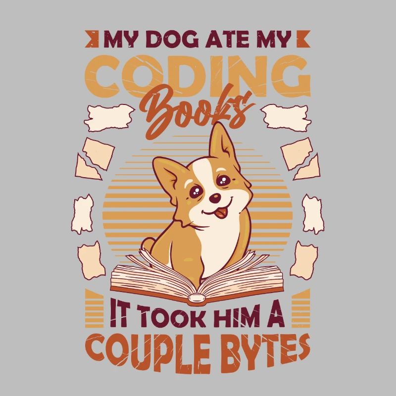 Hund Bytes Code Computer Witz Programmierung