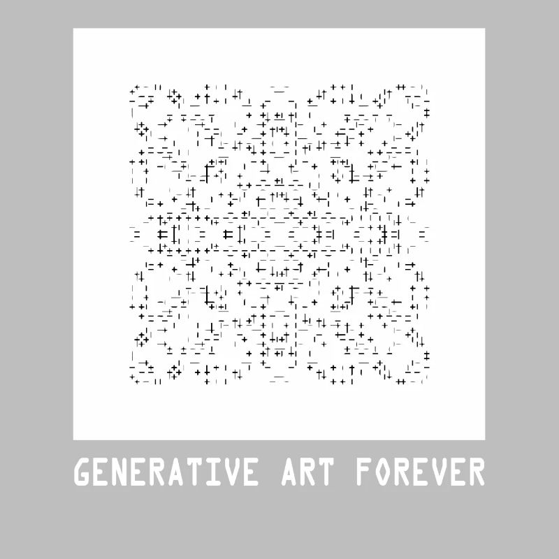 Generative Kunst Programmiert Für Immer Bildcode