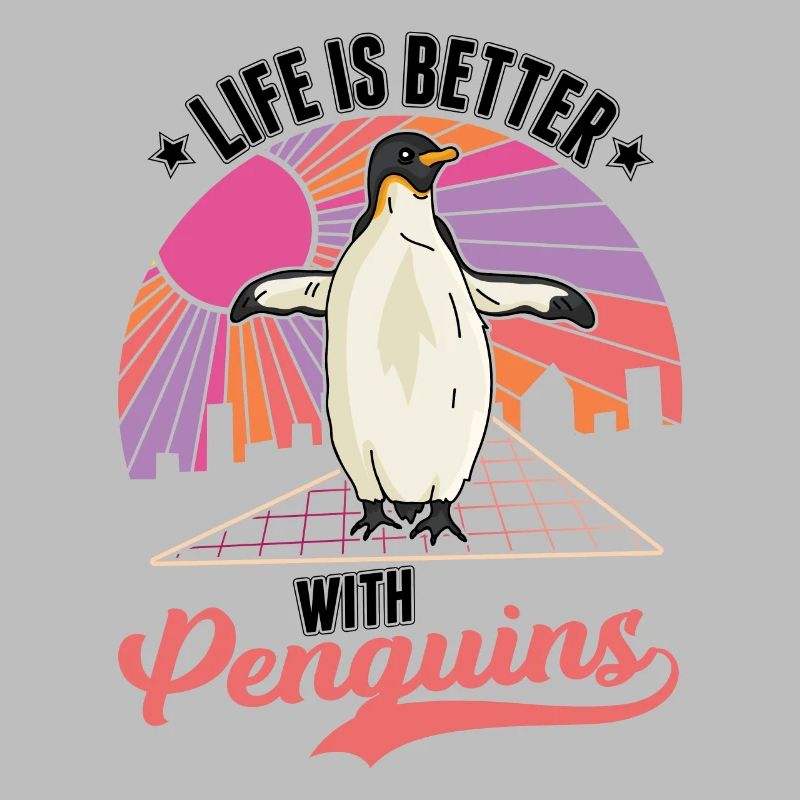 Life is better with Penguins Pinguin