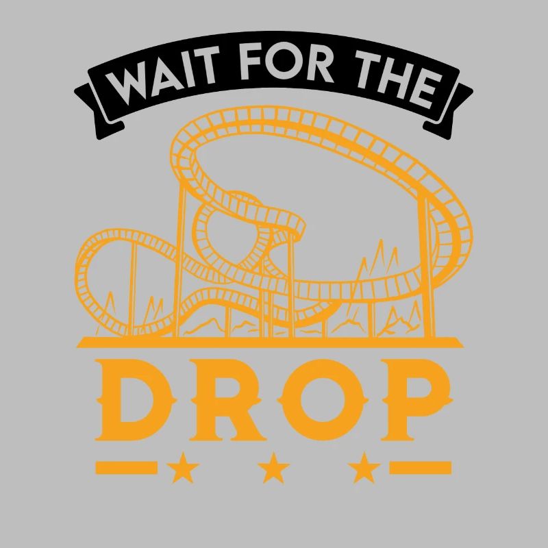 Wait for the drop Achterbahnfahrt Achterbahn