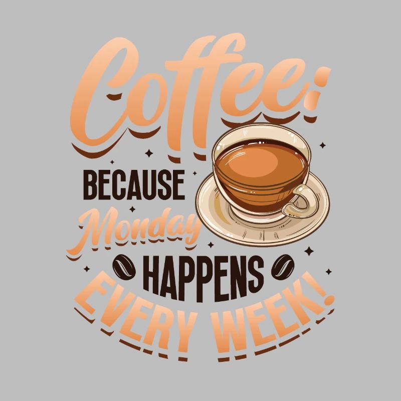 Le café, parce que le lundi a lieu chaque semaine