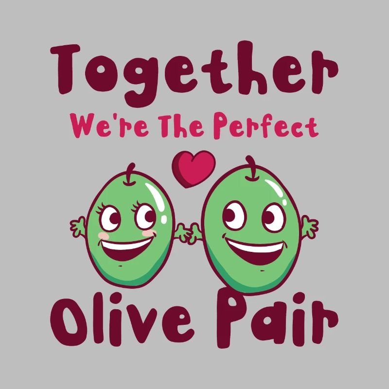 Saint-Valentin Olive Couples Rencontres Romance